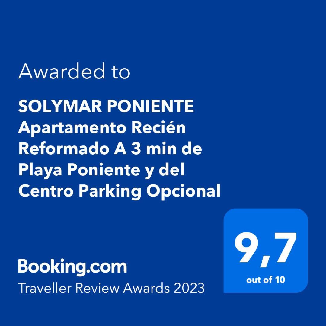 Solymar Poniente Apartamento Recien Reformado A 3 Min De Playa Poniente Y Del Centro Parking Opcional Benidorm Exterior foto